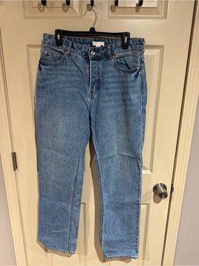 H&M Light Blue Straight Leg Jeans